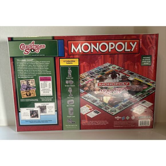 A Christmas Story Monopoly Collectors Edition 2014 Rare NEW SEALED - Picture 2 of 4